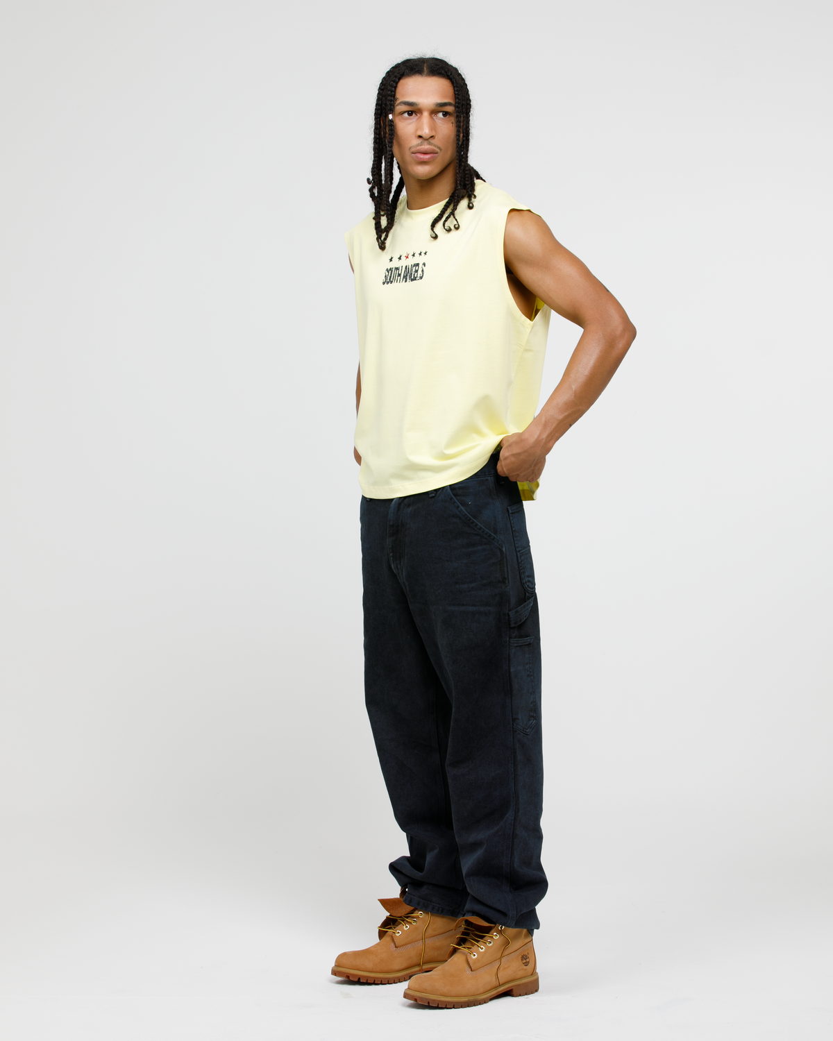 Angel Tank — Vintage Yellow