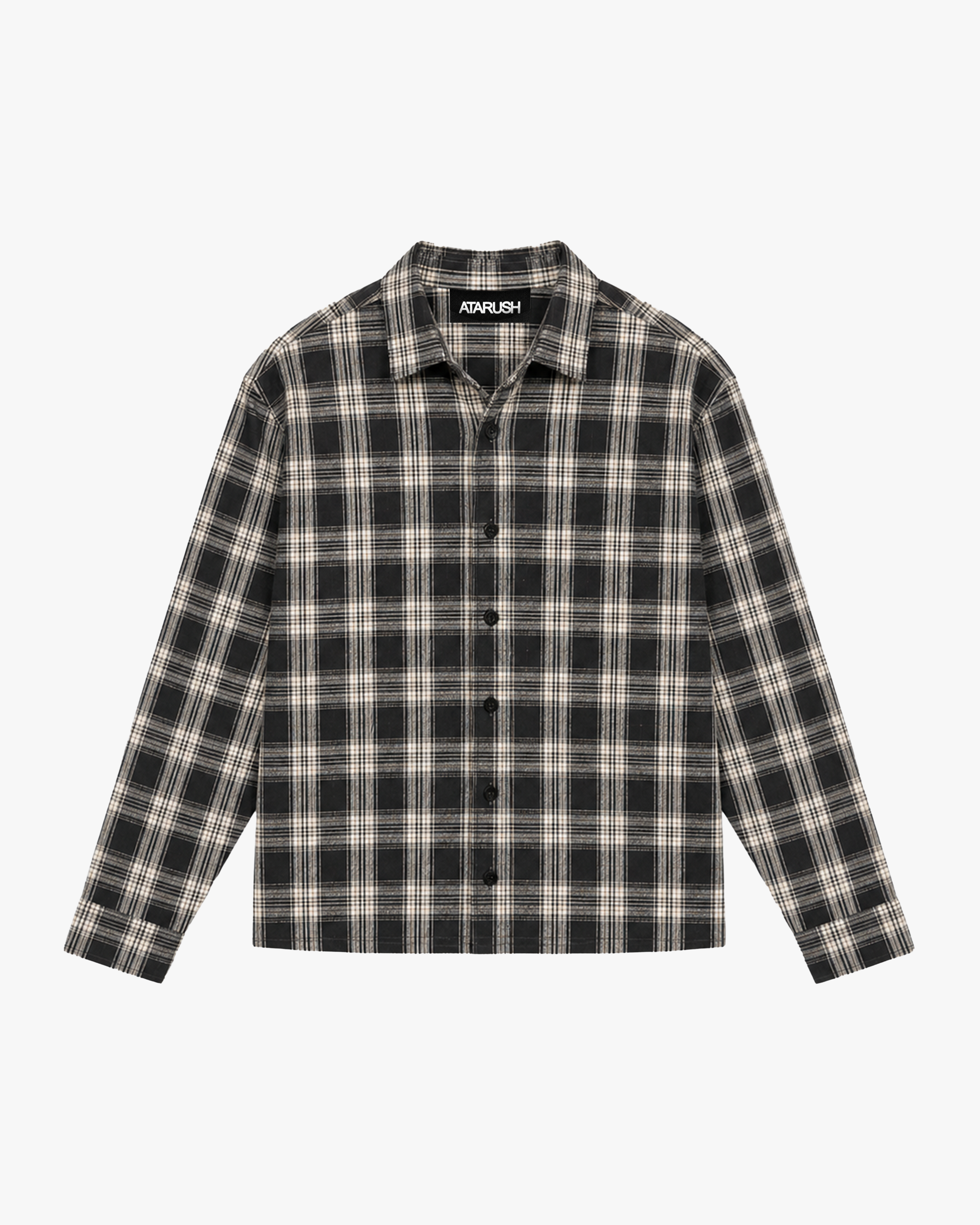 Flannel Shirt — Black