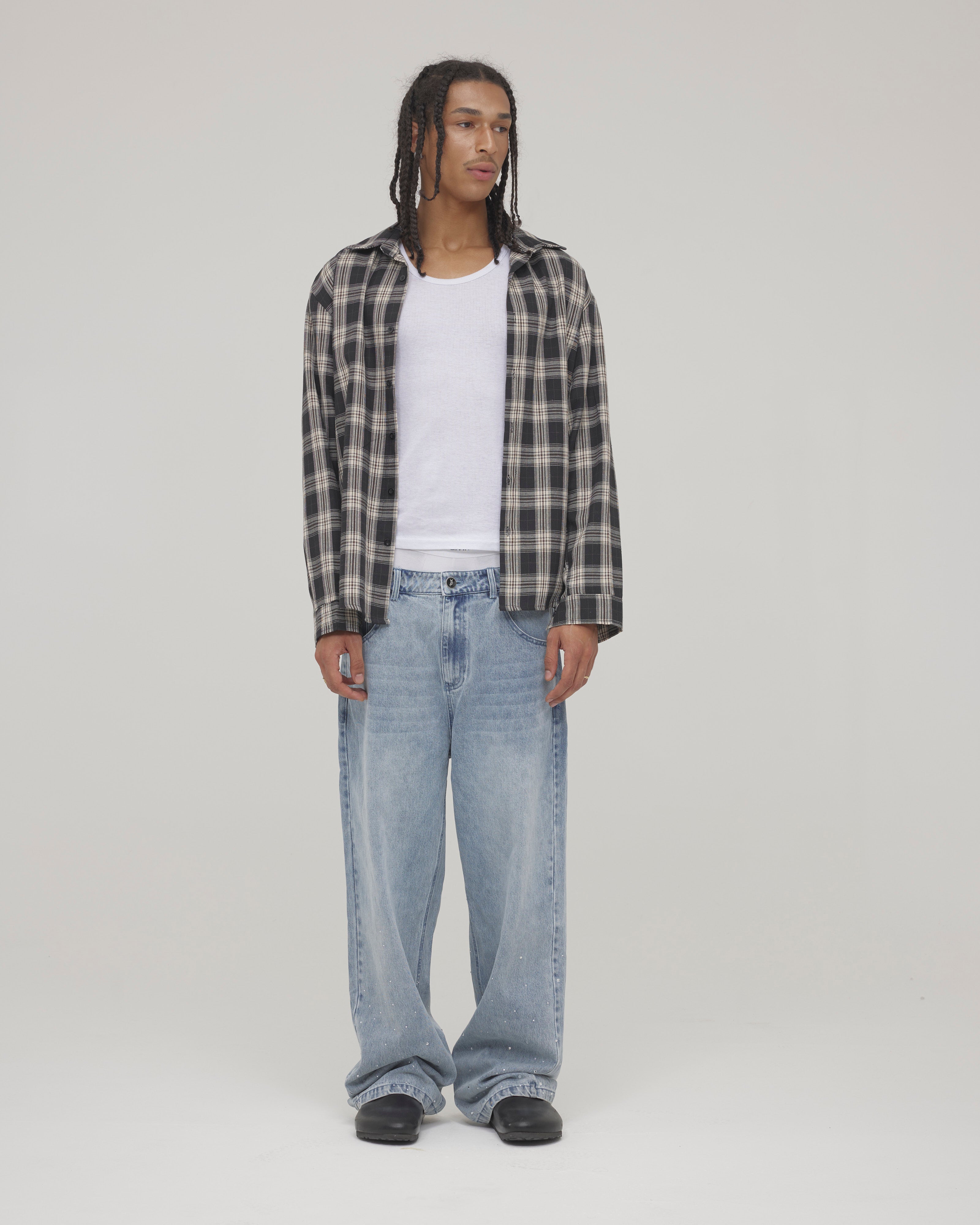Flannel Shirt — Black