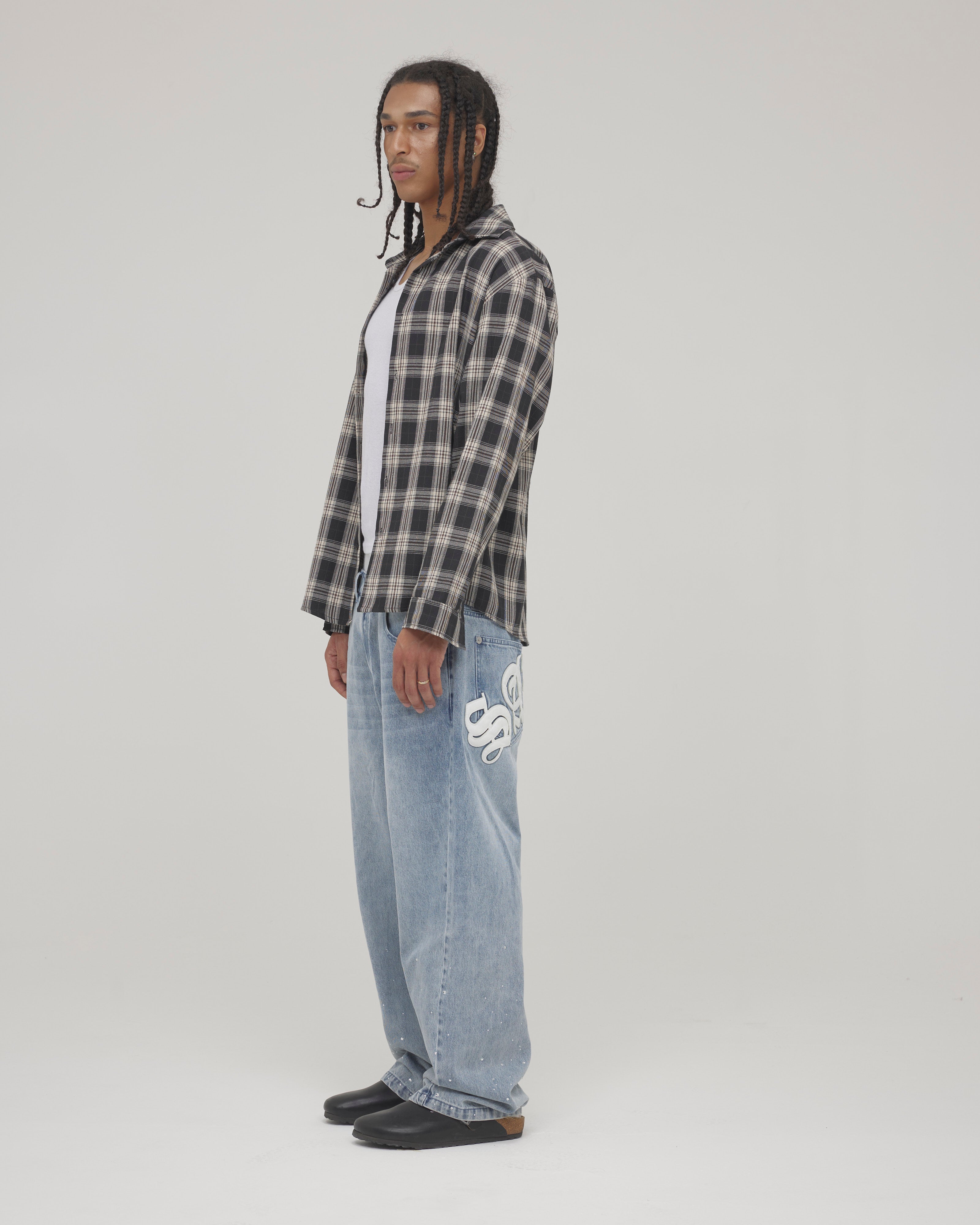 Flannel Shirt — Black