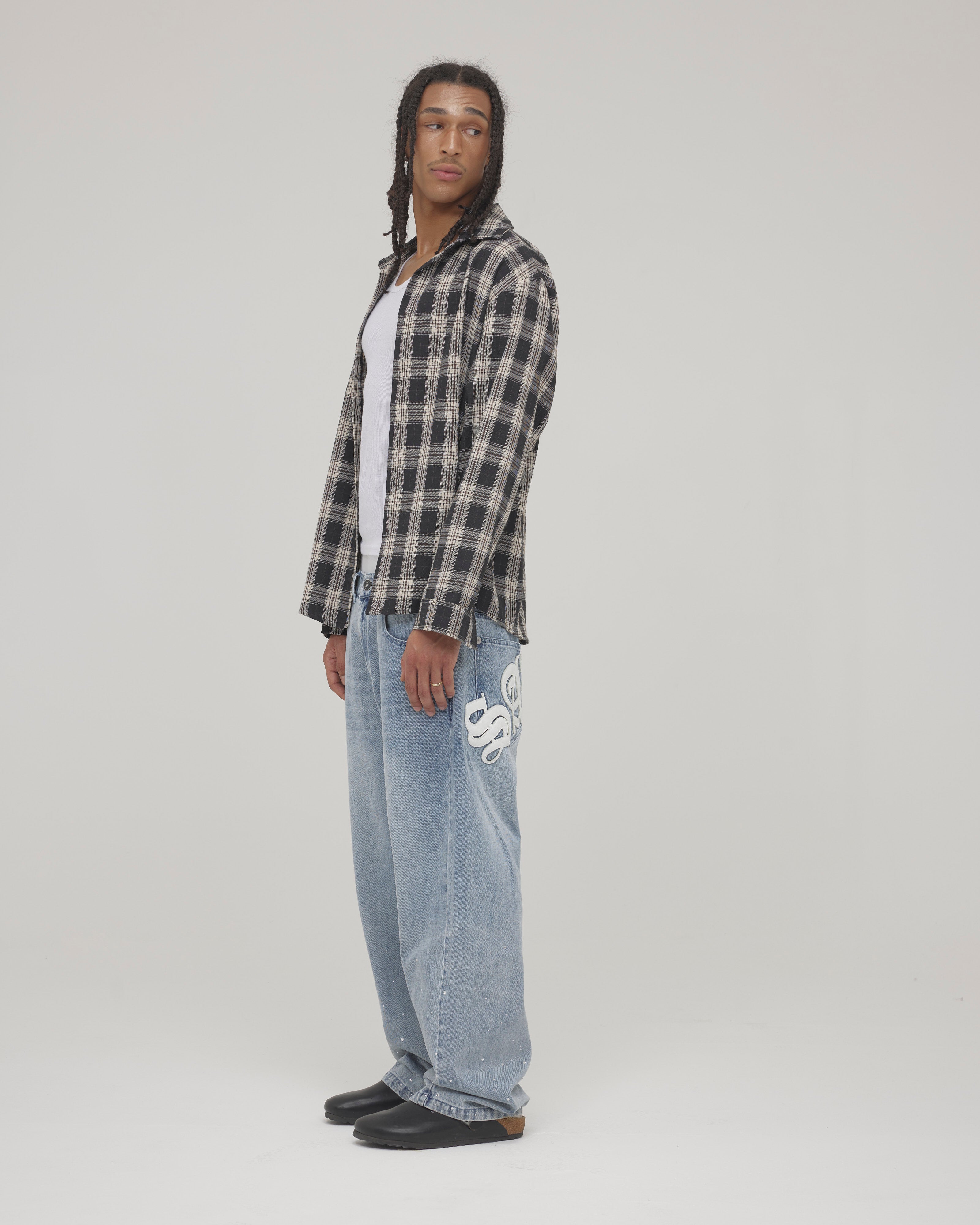 Flannel Shirt — Black