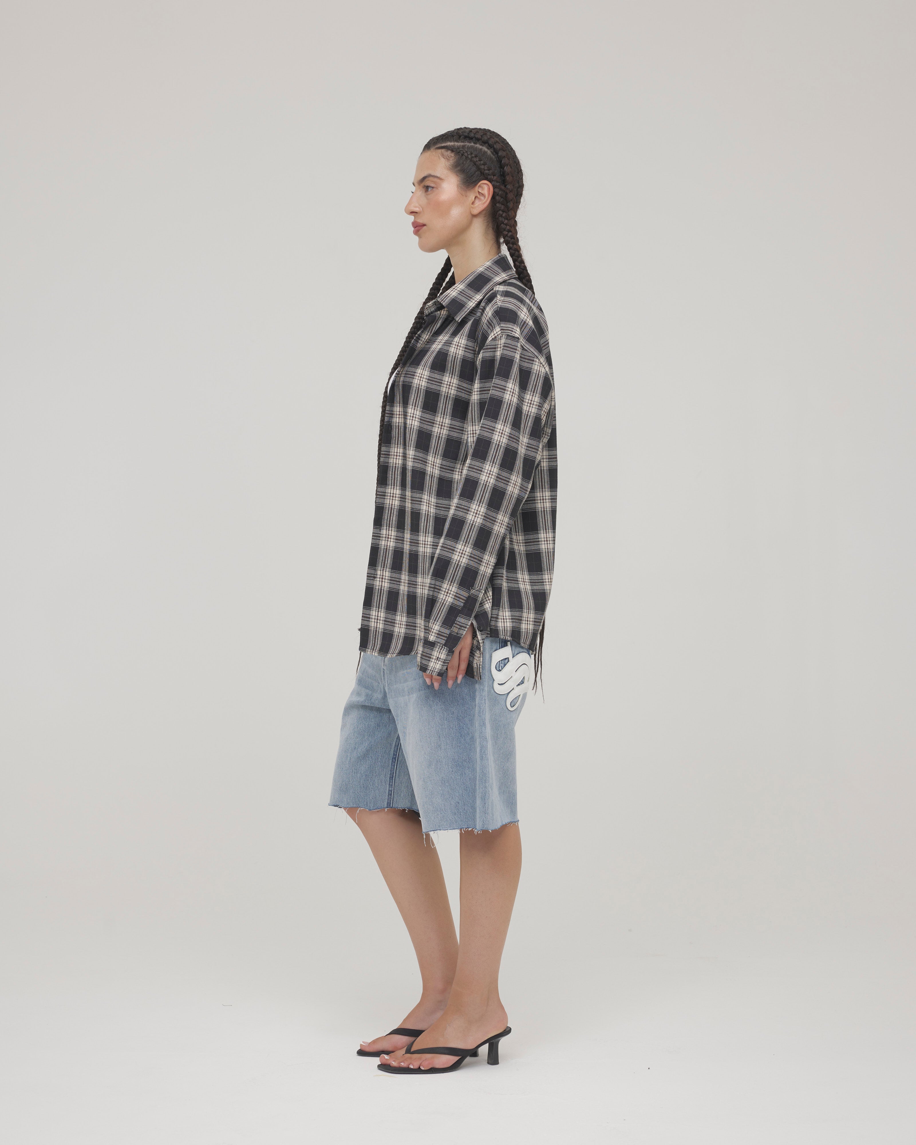 Flannel Shirt — Black