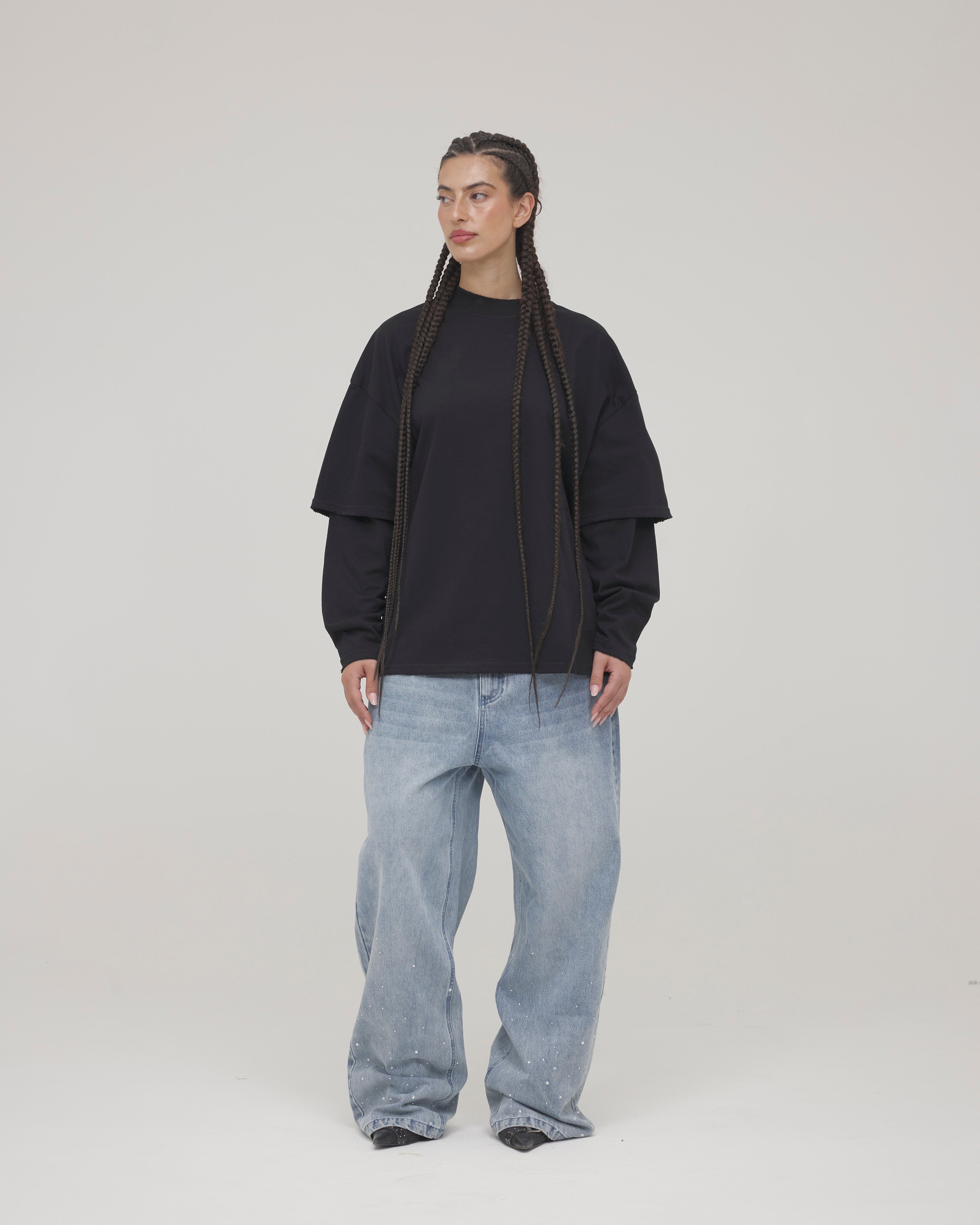 MUTE Longsleeve — Washed Black