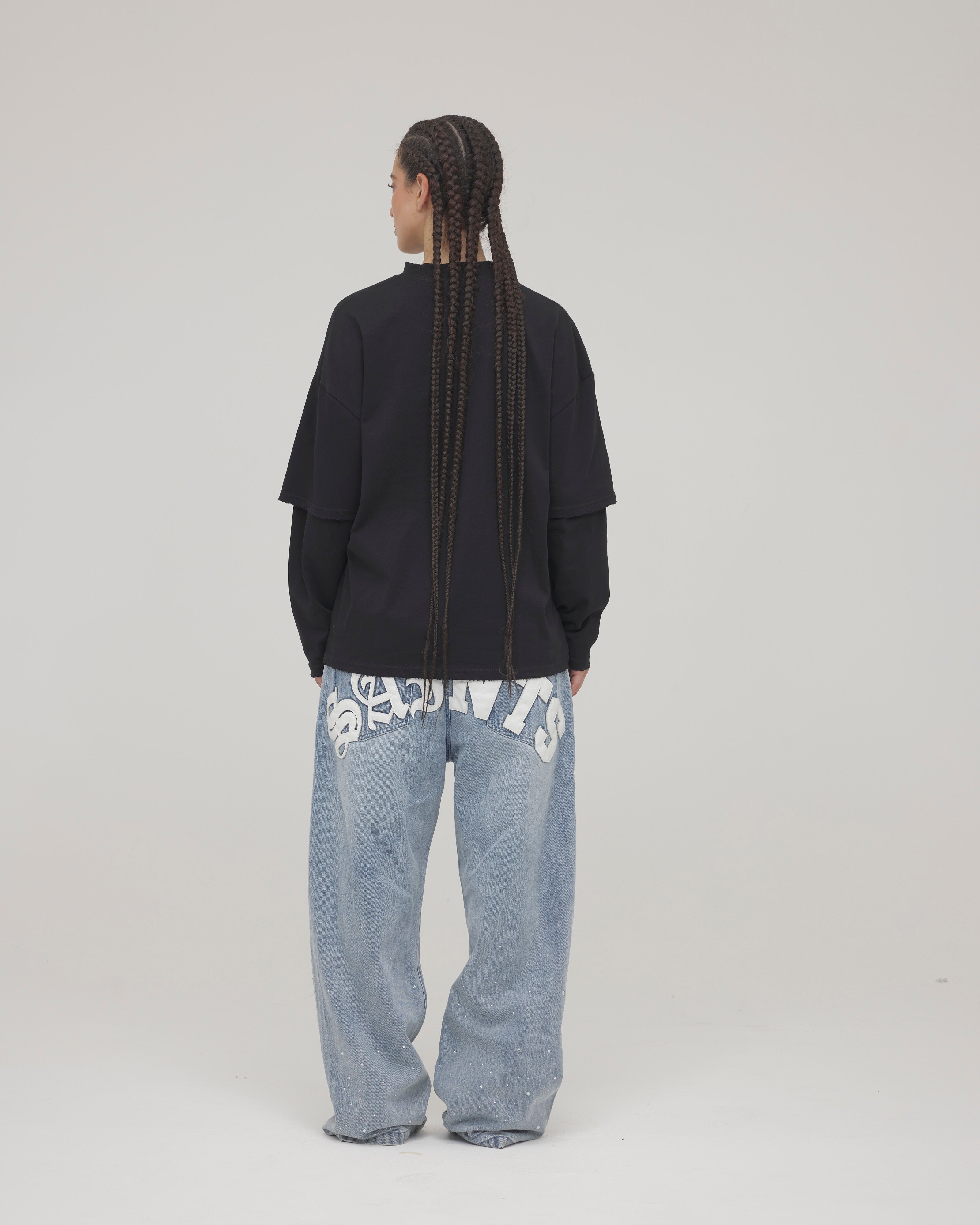 MUTE Longsleeve — Washed Black