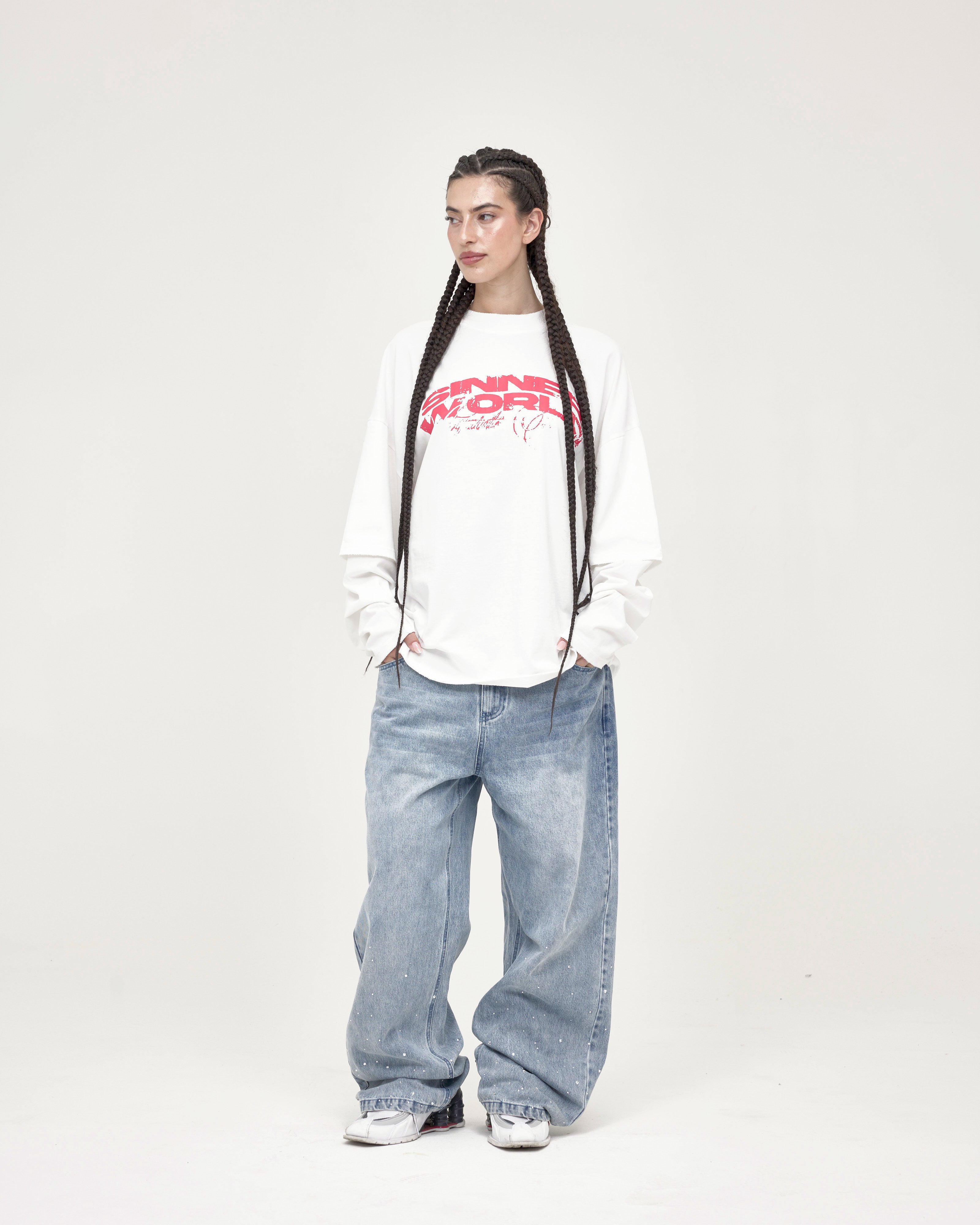 Sinner World Longsleeve — Off-White