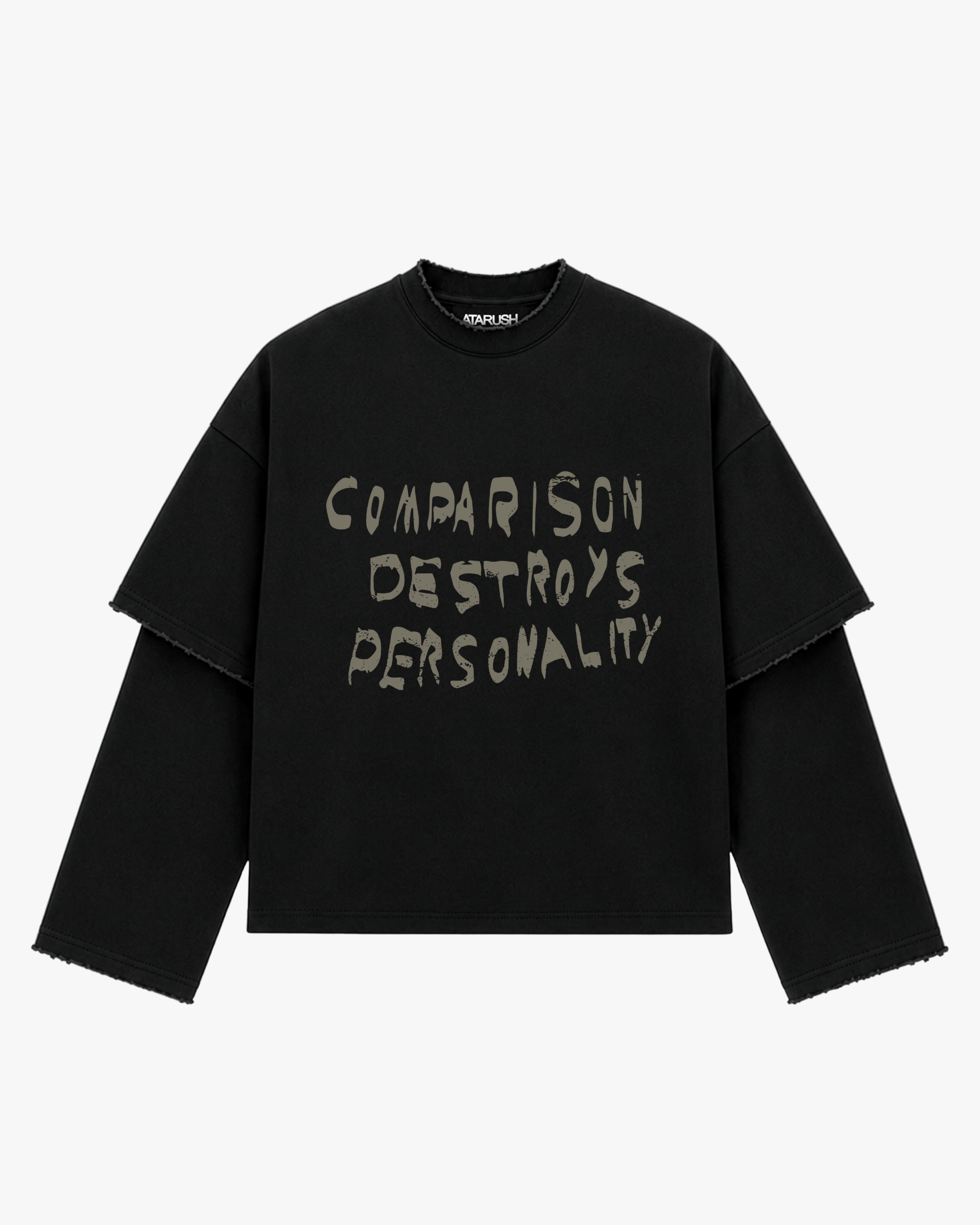 Manifest Longsleeve — Washed Black