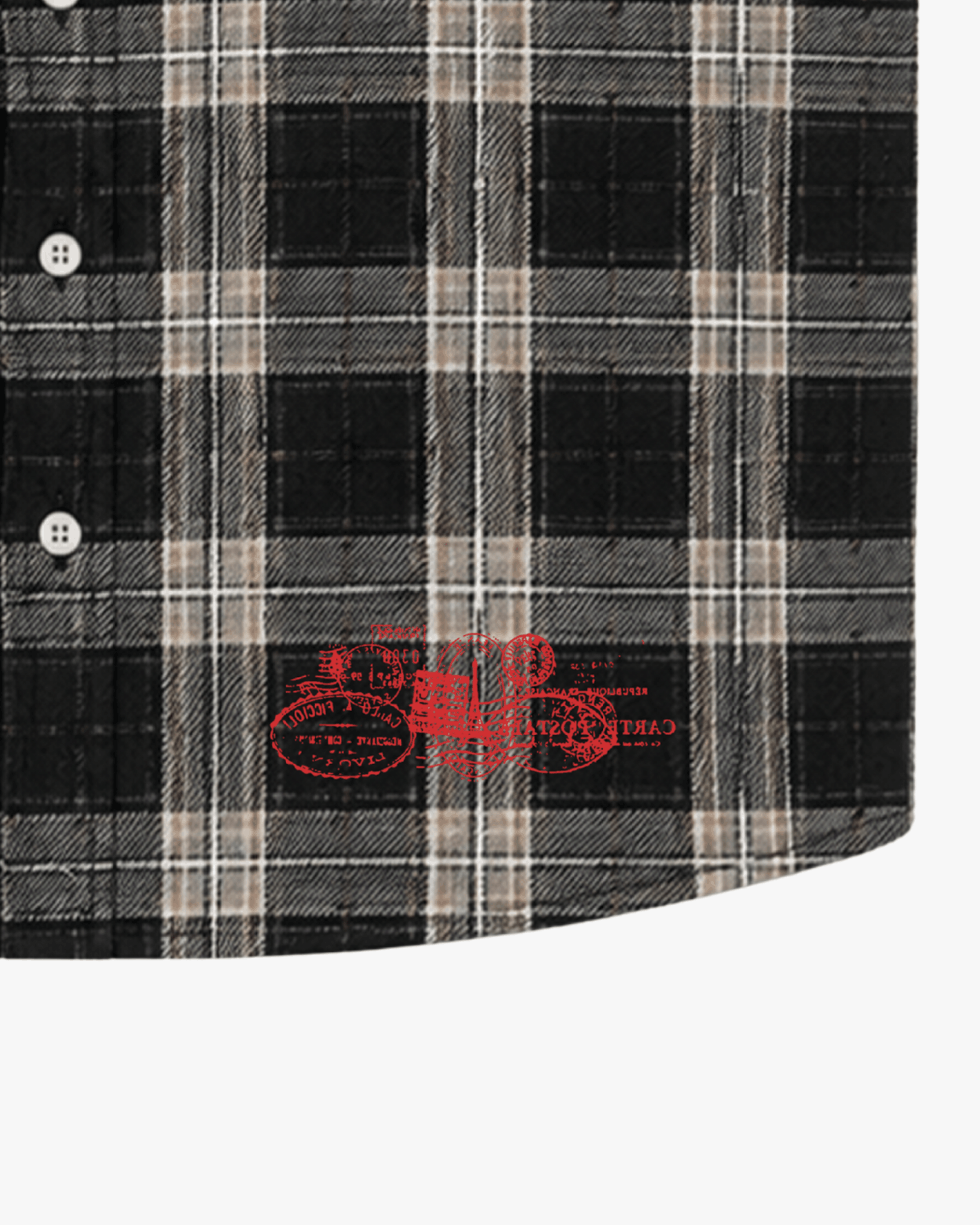 Members Only Sleeveless Flannel — Black