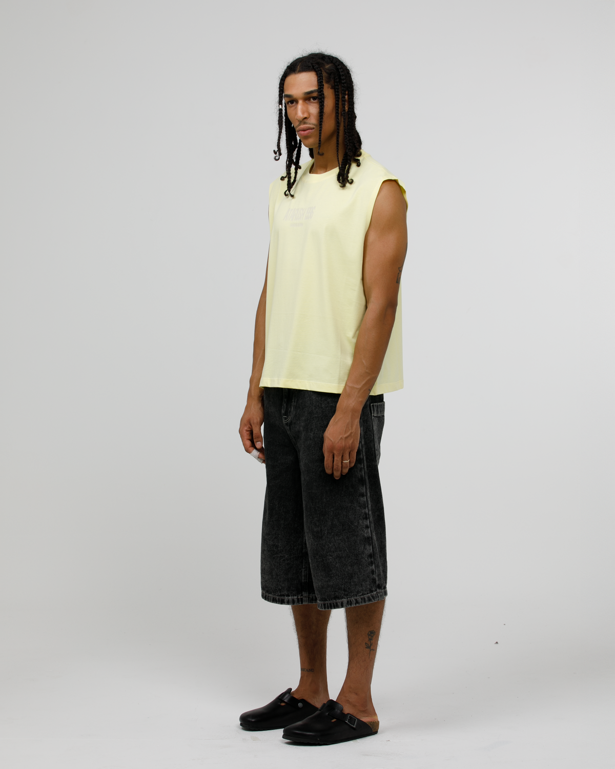 Logo Tank — Vintage Yellow