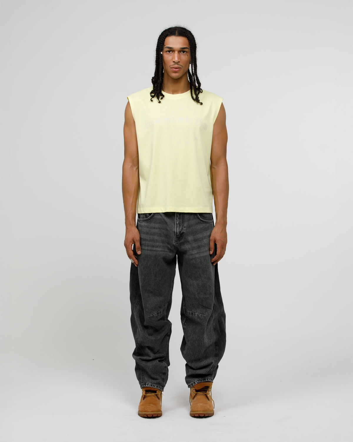 Circle Tank — Vintage Yellow