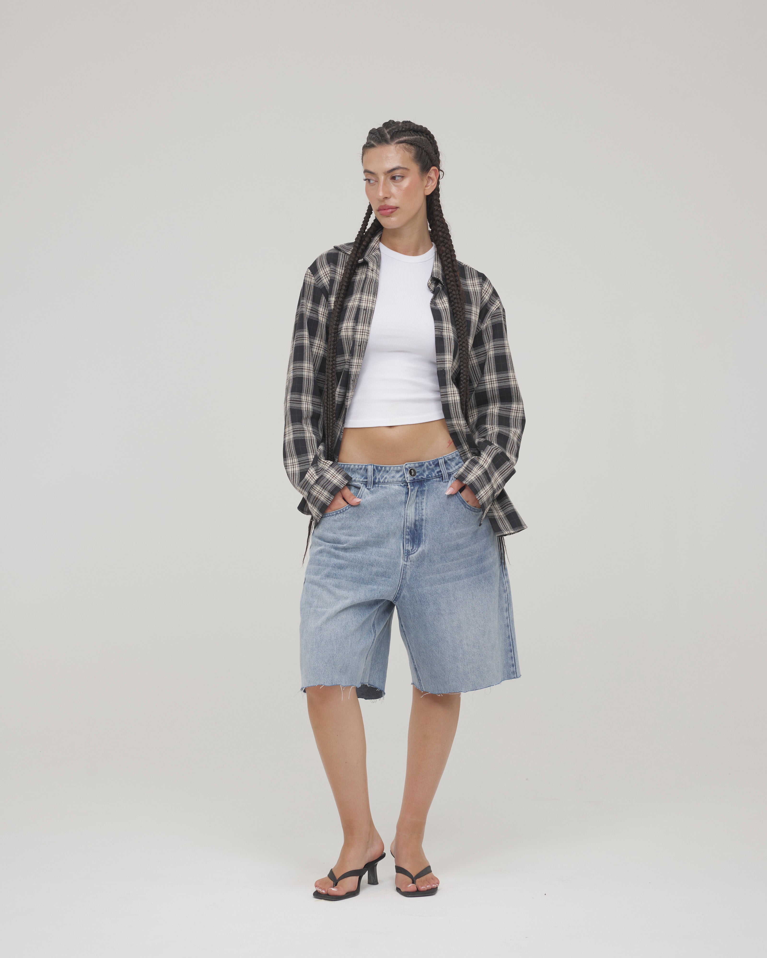 Flannel Shirt — Black