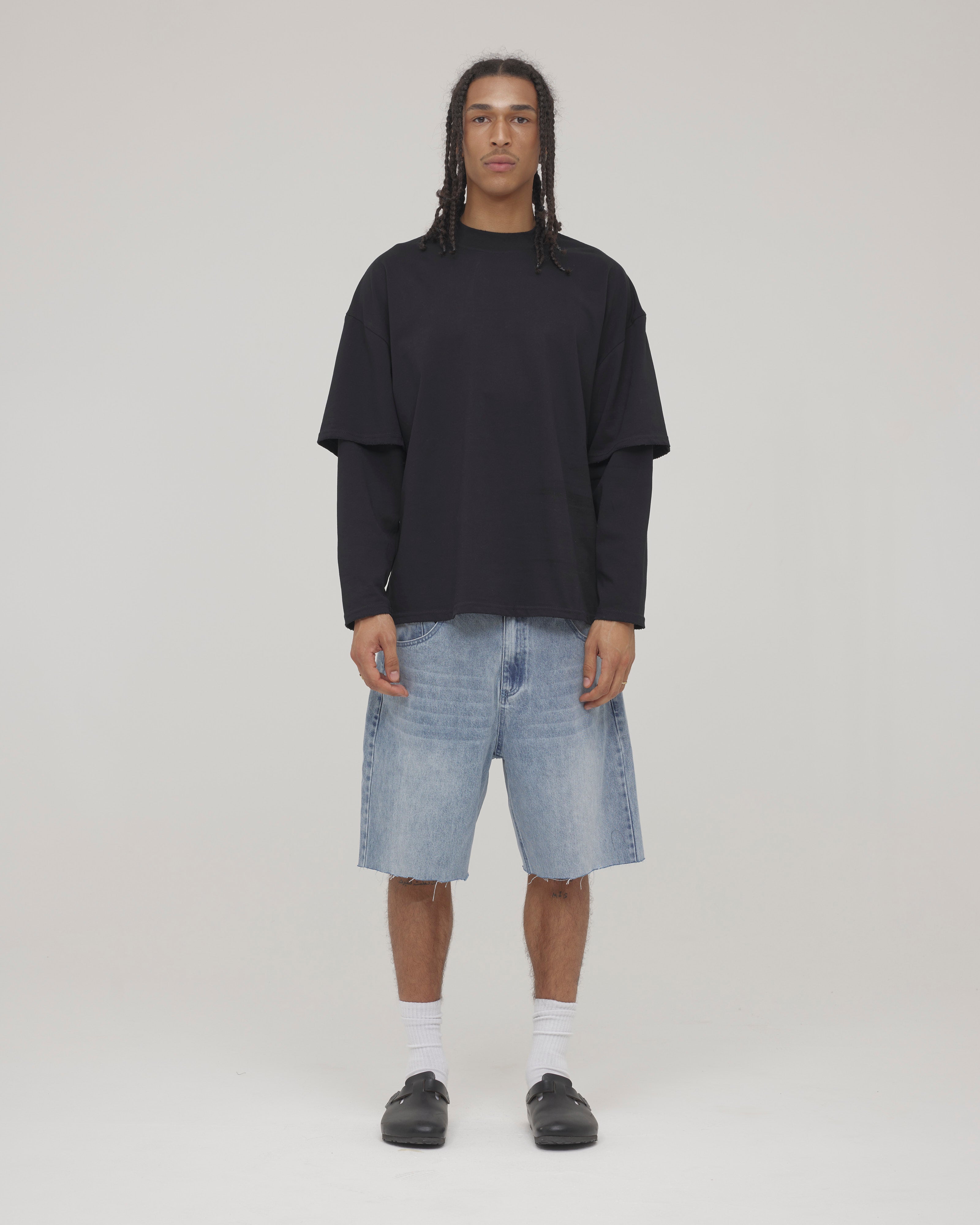 Rider Shorts — Light Blue