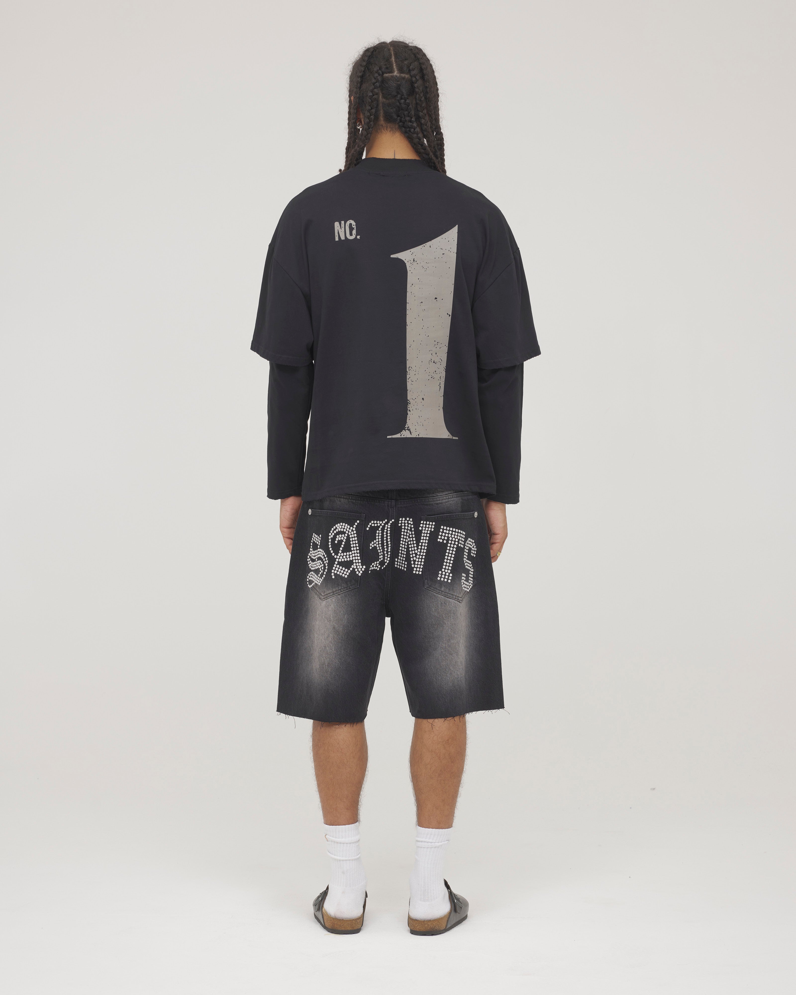 Manifest Longsleeve — Washed Black