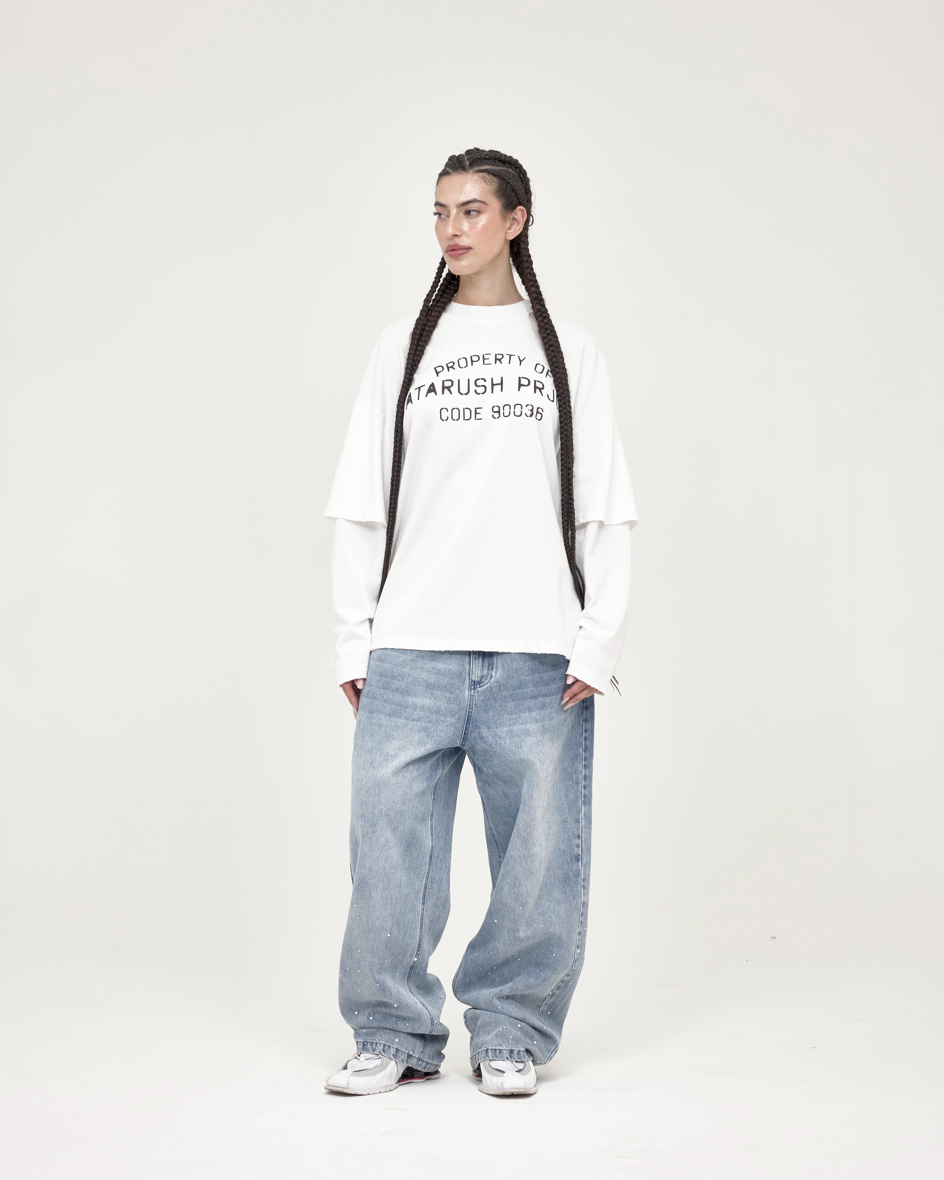 Code Longsleeve — Off-White
